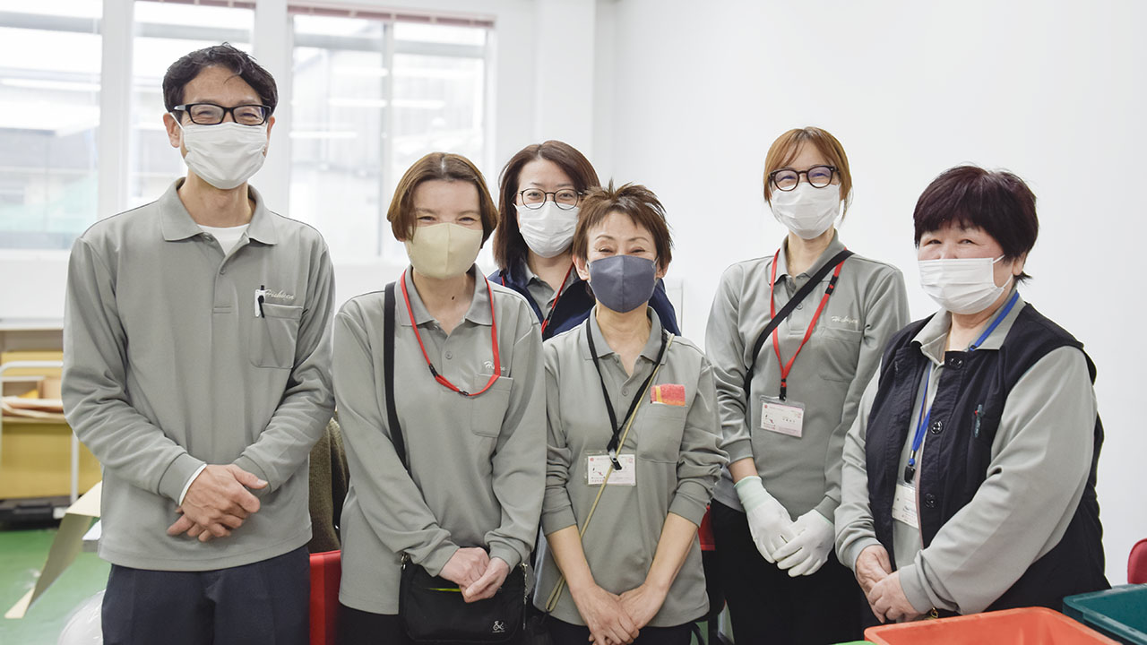 就労継続支援B型やまもも園の職員